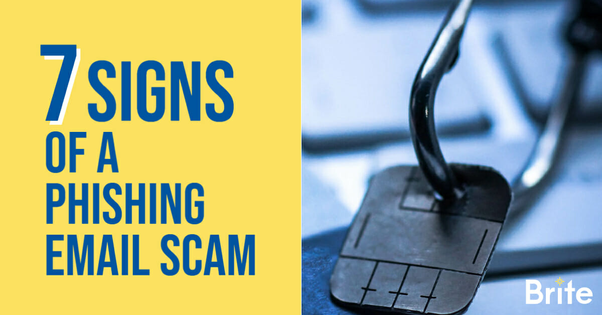 Signs of phishing email scam
